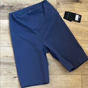 90 Degree by Reflex Super Flex Hi Rise 9” Inseam Celestial Navy Shorts NWT M